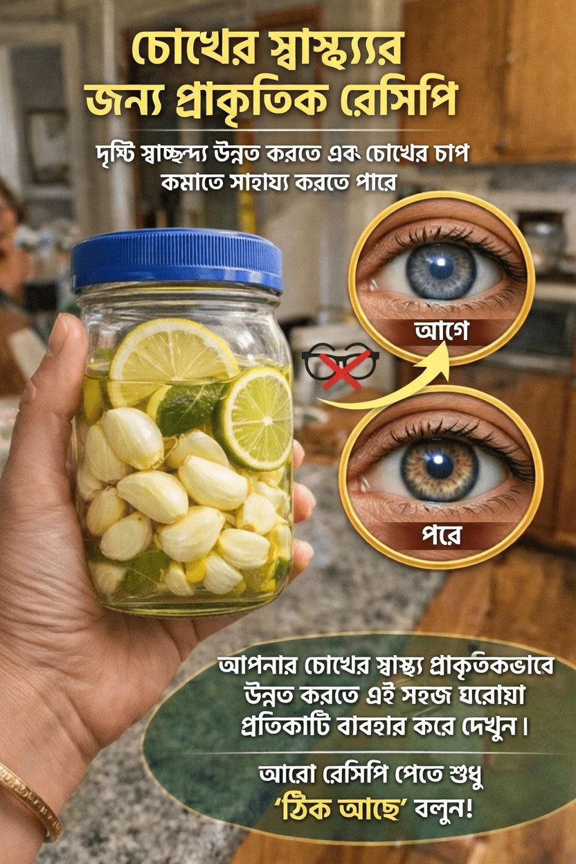 প্রাকৃতিকভাবে চোখের স্বাস্থ্য ভালো রাখতে প্রতিদিনের সহজ অভ্যাসগুলো আবিষ্কার করুন