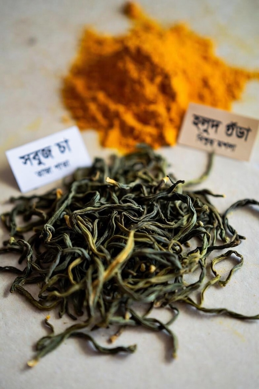 সবুজ চা ও হলুদের সেই সহজ দৈনন্দিন অভ্যাস যা সামগ্রিক সুস্থতা ও দীর্ঘায়ুকে সমর্থন করে
