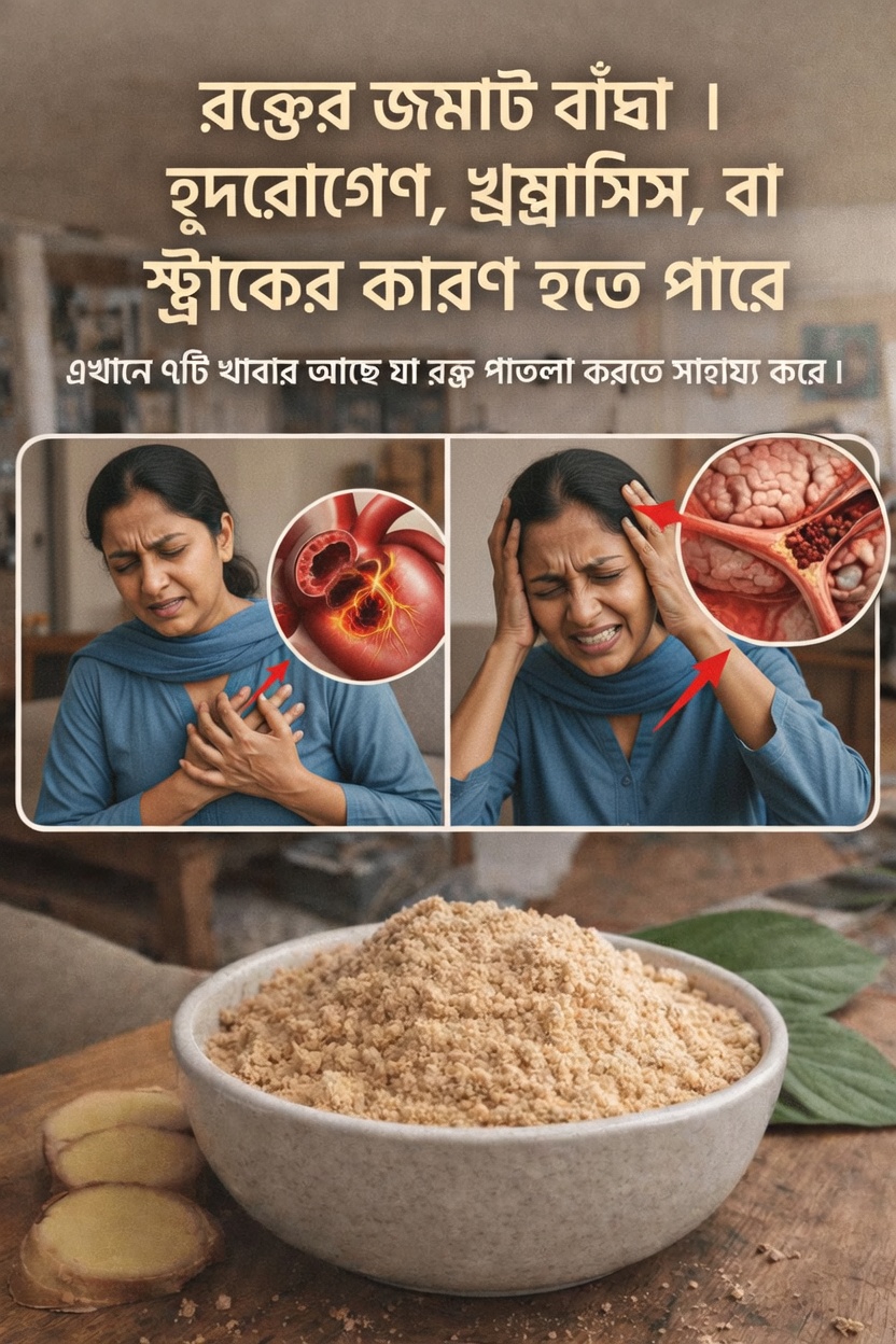 ৭টি খাবার যা প্রাকৃতিকভাবে সুস্থ রক্তপ্রবাহ ও রক্তসঞ্চালনকে সহায়তা করতে পারে