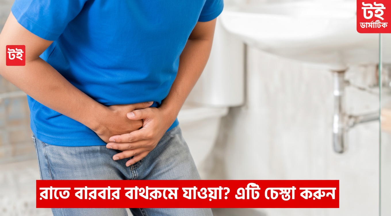 রাতে বারবার প্রস্রাবের জন্য কেন ঘুম ভেঙে যায়? কিছু সহজ অভ্যাস যা রাতের বাথরুমে যাওয়া কমাতে সাহায্য করতে পারে