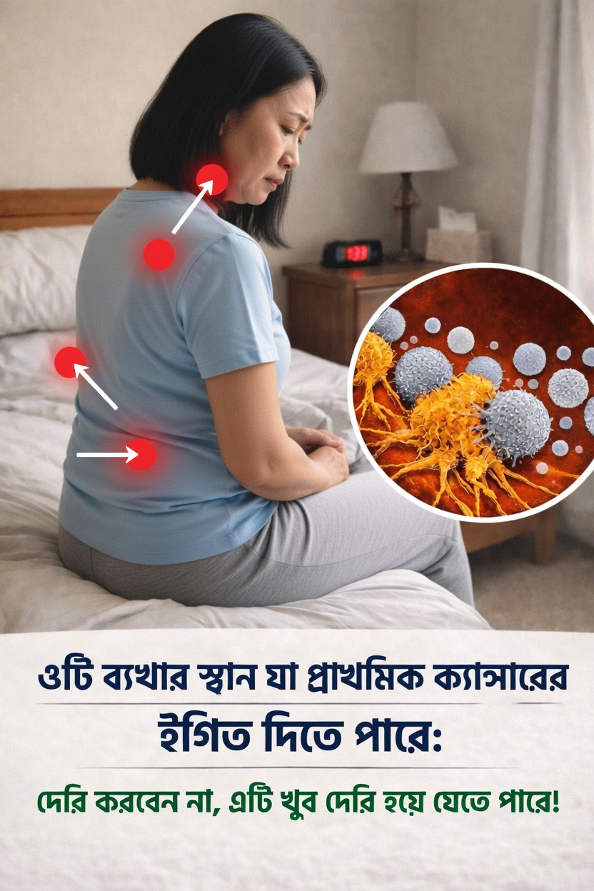 ৩টি স্থায়ী ব্যথার স্থান, যেগুলোকে সম্ভাব্য প্রাথমিক সতর্কসংকেত হিসেবে কখনোই উপেক্ষা করা উচিত নয়