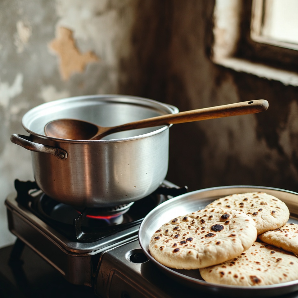 দ্রুত ও সহজ চুলার রুটি