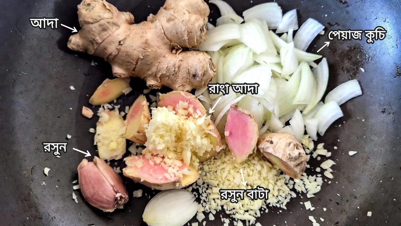 দৈনন্দিন সুস্থতা রুটিনে আদা, পেঁয়াজ, রসুন, লেবু ও মধুর প্রাকৃতিক মিশ্রণ অন্বেষণ