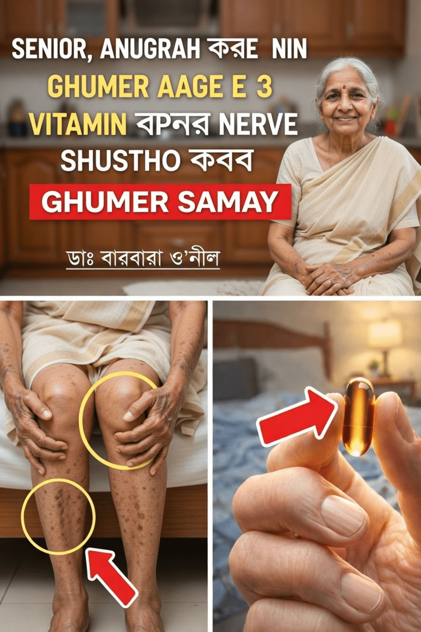 ৬০-এর পর স্নায়ুর স্বাস্থ্য ও পায়ের শক্তি বজায় রাখতে ঘুমানোর আগে ৩টি সহজ অভ্যাস