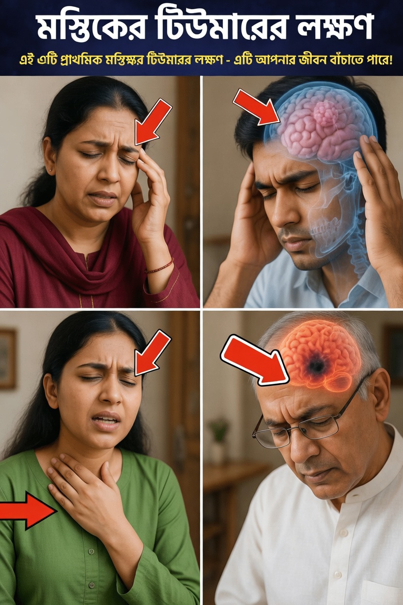 ব্রেন টিউমারের ৮টি প্রাথমিক সতর্কতামূলক লক্ষণ, যা কখনোই উপেক্ষা করা উচিত নয়