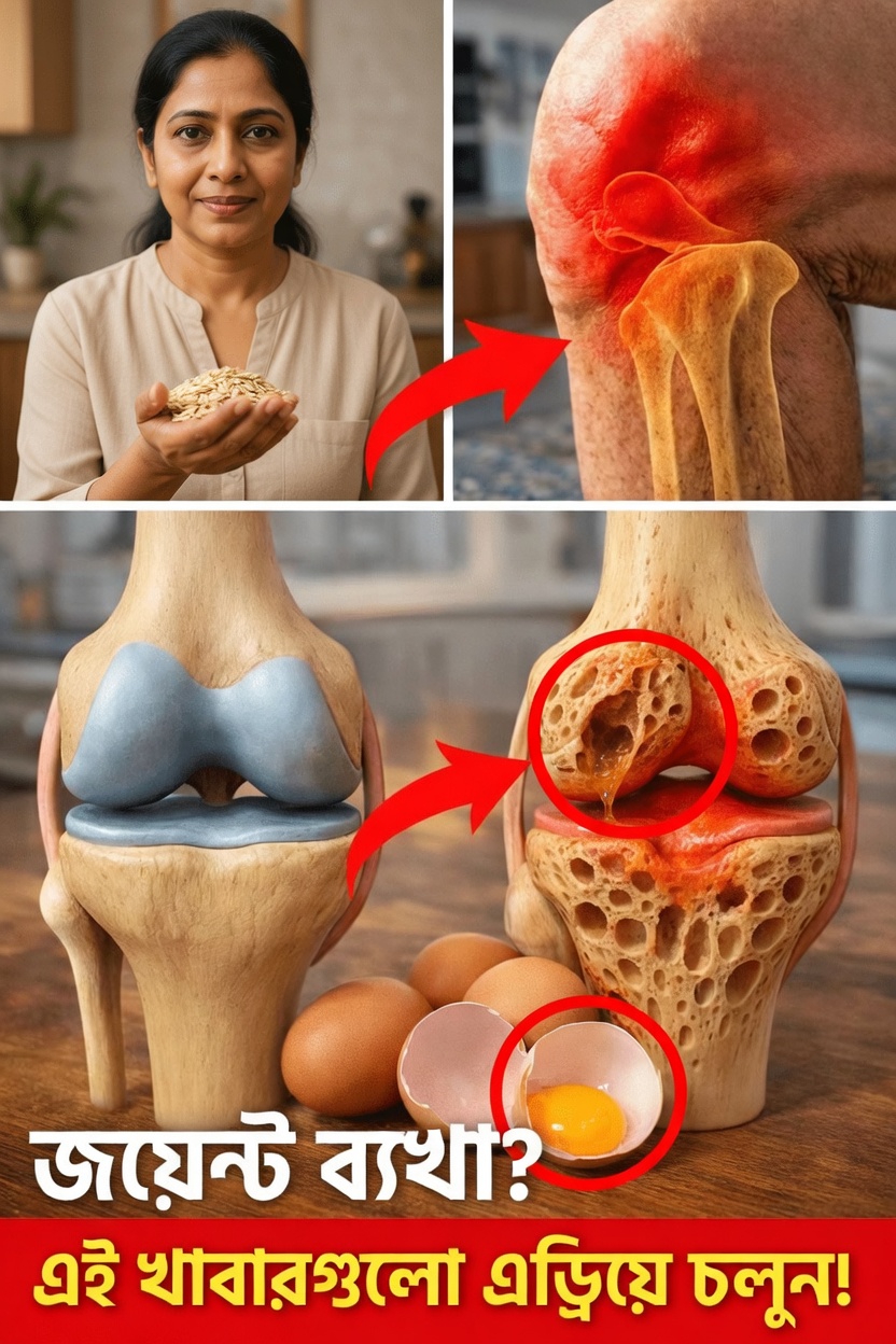 জানুন কীভাবে ডিমের খোসা প্রাকৃতিকভাবে আপনার দৈনিক ক্যালসিয়াম গ্রহণ ও জয়েন্টের আরামকে সহায়তা করতে পারে