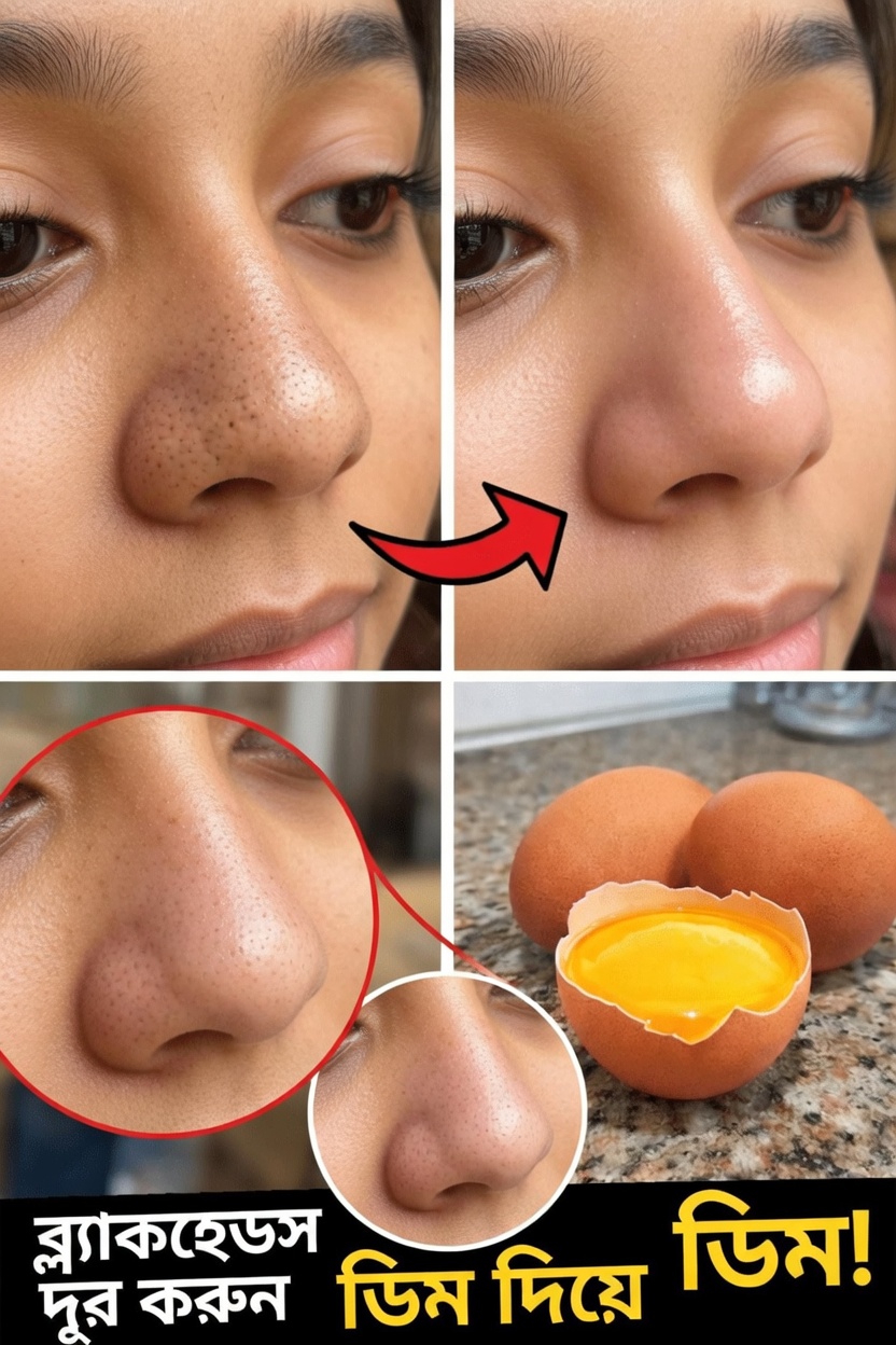 ডিমের সাদা অংশের মাস্ক কি বড় দেখানো রোমছিদ্র ও ব্ল্যাকহেডসের উপস্থিতি কমাতে সাহায্য করতে পারে? একটি সহজ ঘরোয়া অনুসন্ধান
