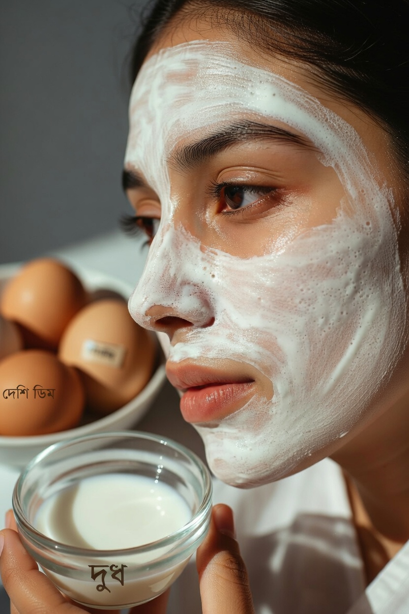 ডিমের সাদা অংশের মাস্ক কি বড় দেখানো রোমছিদ্র ও ব্ল্যাকহেডসের উপস্থিতি কমাতে সাহায্য করতে পারে? একটি সহজ ঘরোয়া অনুসন্ধান