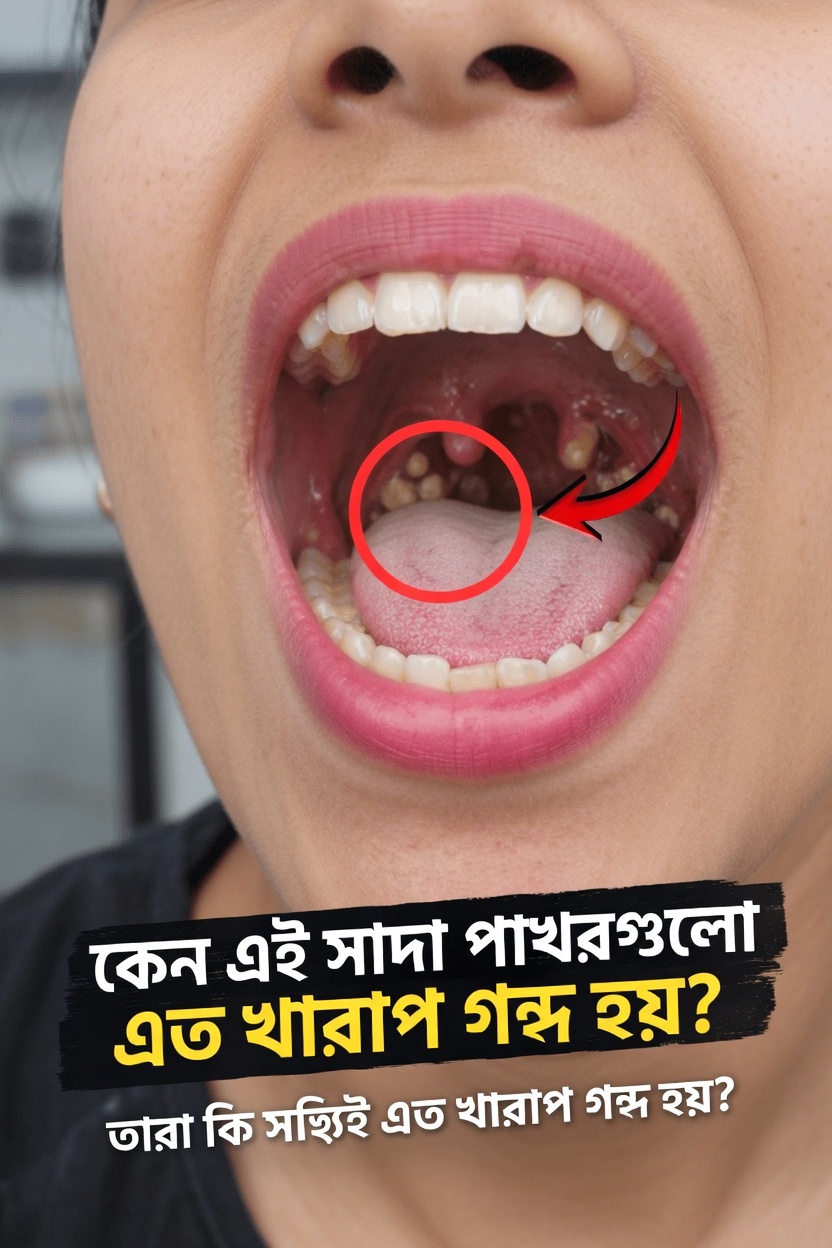 টনসিল স্টোন থেকে এত খারাপ গন্ধ কেন আসে?