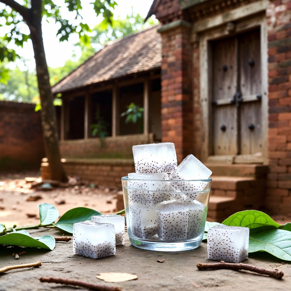 পরিষ্কার ত্বক ও বড় রোমছিদ্রের জন্য নিজেই বানান ফ্ল্যাক্সসিড জেল আইস কিউবস