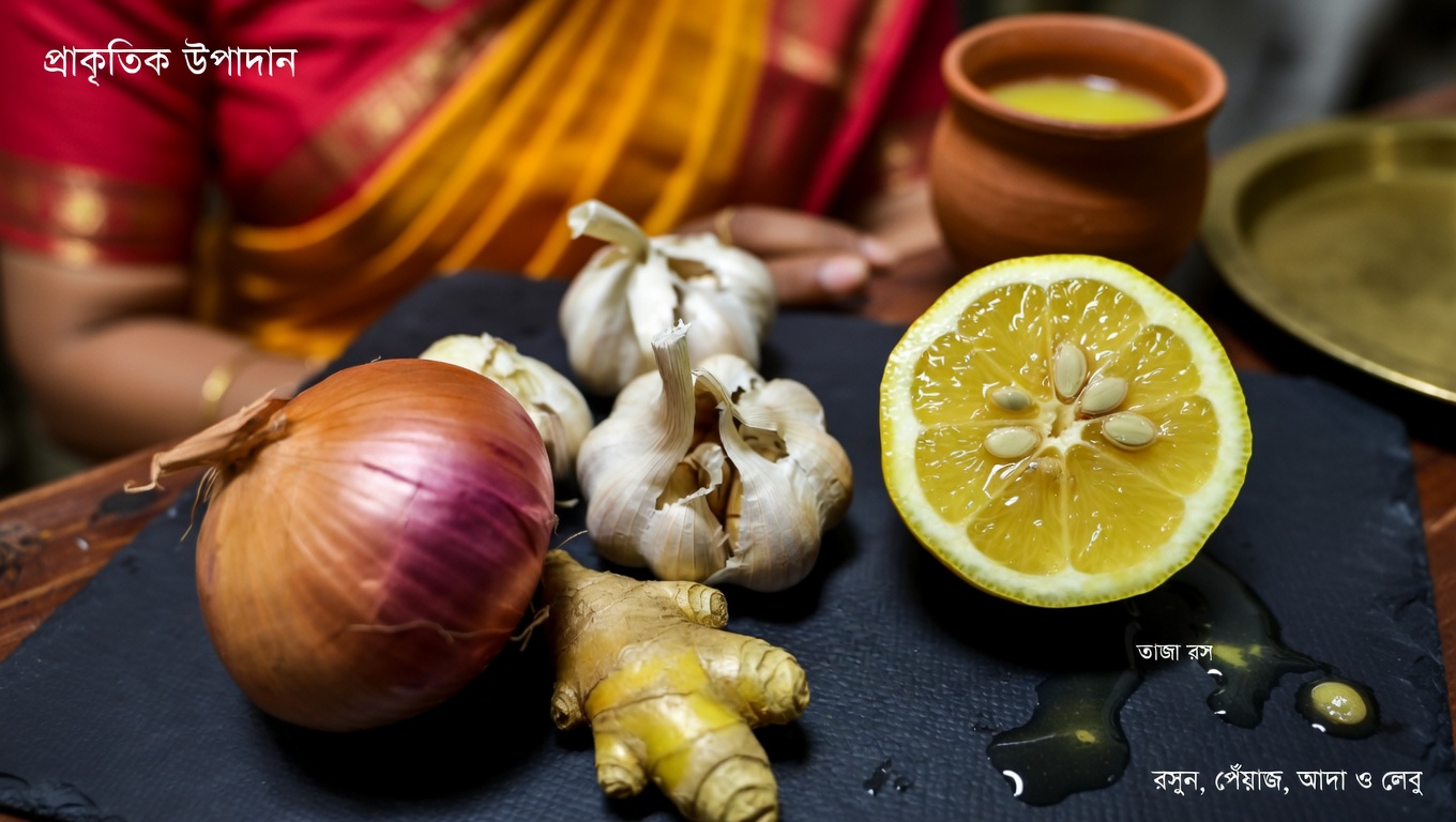আপনার রান্নাঘরের দৈনন্দিন রুটিনে লাল পেঁয়াজ, রসুন, আদা ও লেবুর রসের প্রতিদিনের শক্তি আবিষ্কার করুন