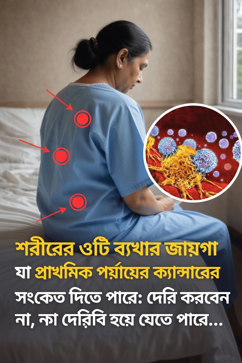 আপনার শরীরের ৩টি স্থানে স্থায়ী ব্যথা, যা ক্যানসারের প্রাথমিক সতর্কসংকেত হতে পারে (এগুলো উপেক্ষা করবেন না)