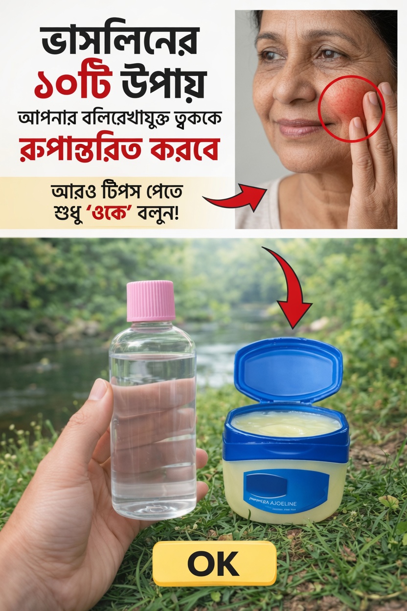 আরও নরম ও বেশি আর্দ্র ত্বকের জন্য আপনার স্কিনকেয়ার রুটিনে ভ্যাসলিন অন্তর্ভুক্ত করার ১০টি সহজ উপায়