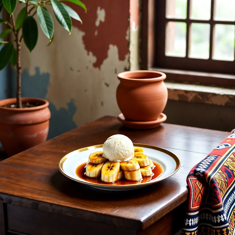 বানানা ফস্টার পুডিং