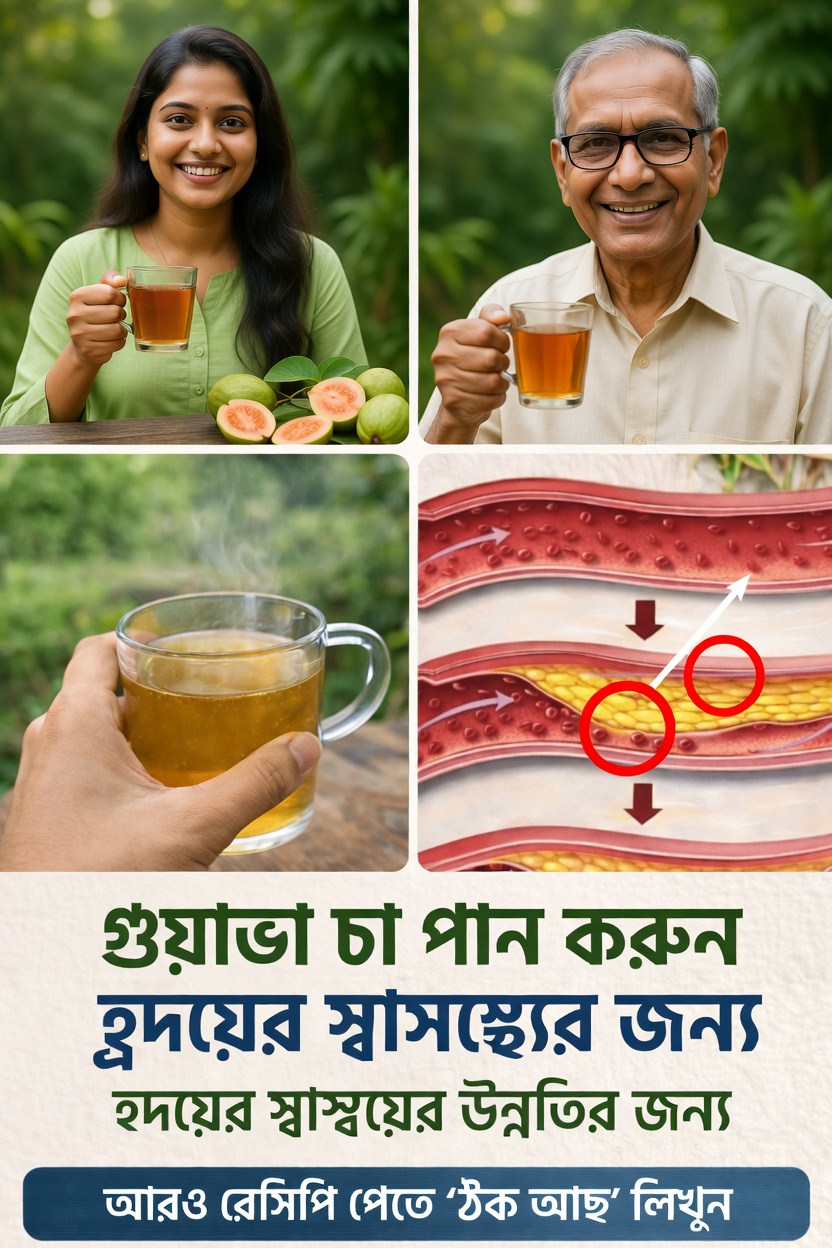 হৃদ্‌স্বাস্থ্যের সহায়তায় পেয়ারা পাতার চায়ের সম্ভাবনা অন্বেষণ