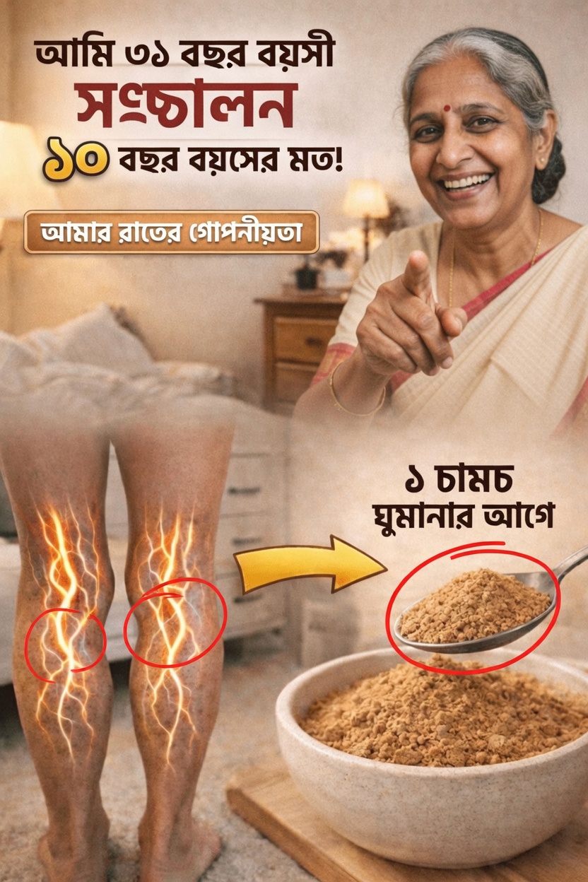 বয়স্করা, রাতে ঘুমানোর আগে এটি খান পায়ের রক্তসঞ্চালন বাড়াতে – সকালে ঘুম থেকে উঠে পান আরও উষ্ণ পা!