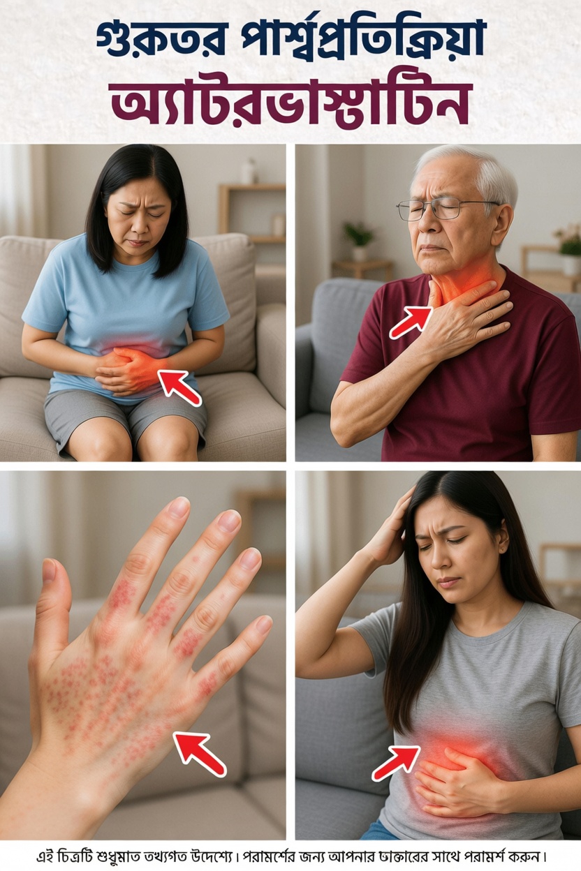 অ্যাটরভাস্টাটিনের পার্শ্বপ্রতিক্রিয়া: এই সাধারণ কোলেস্টেরল-নিয়ন্ত্রণের ওষুধটি গ্রহণের আগে যা জানা দরকার