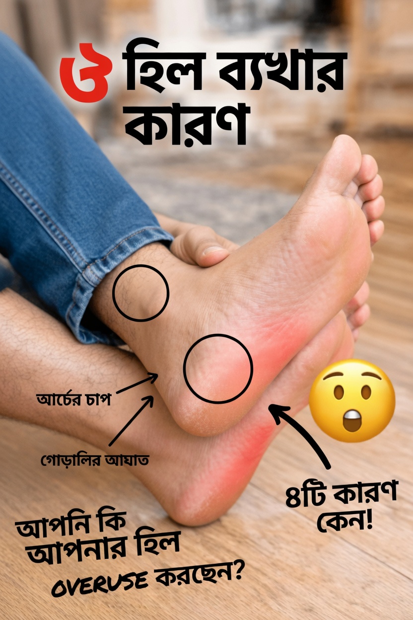 আপনার গোড়ালিতে কেন ব্যথা হয়? গোড়ালির ব্যথার পেছনে ৮টি সাধারণ কারণ এবং এ নিয়ে আপনি কী করতে পারেন