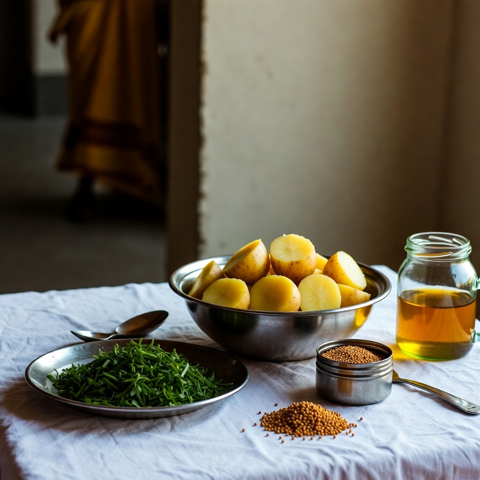 দক্ষিণী আলুর সালাদের রেসিপি