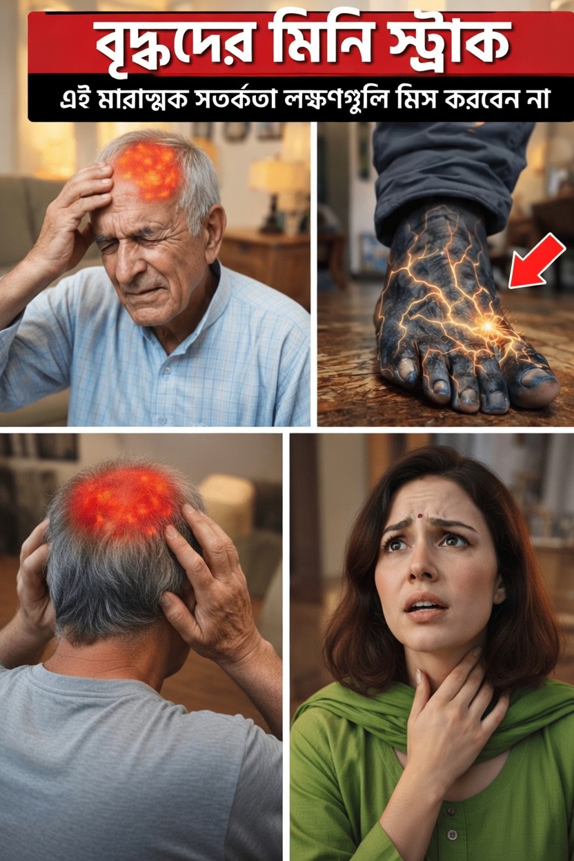 বয়স্কদের মধ্যে ট্রানজিয়েন্ট ইস্কেমিক অ্যাটাকের (টিআইএ) ৮টি গুরুত্বপূর্ণ সতর্কতামূলক লক্ষণ – কেন আপনার এদিকে নজর দেওয়া উচিত