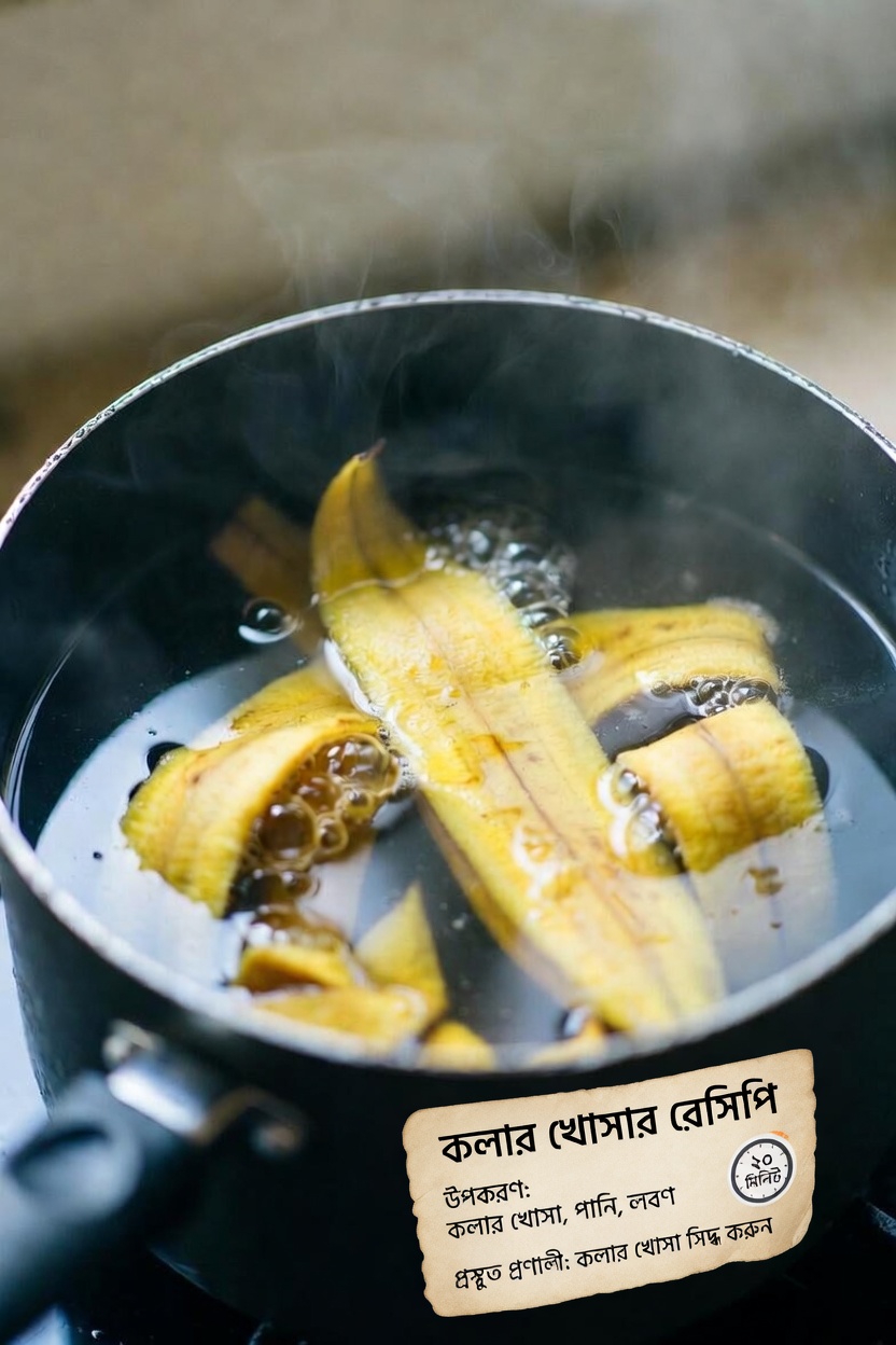 স্বাস্থ্যকর চুলের জন্য প্রাকৃতিক হেয়ার রিন্স হিসেবে সেদ্ধ কলার খোসার পানি ব্যবহারের আশ্চর্যজনক উপকারিতা আবিষ্কার করুন