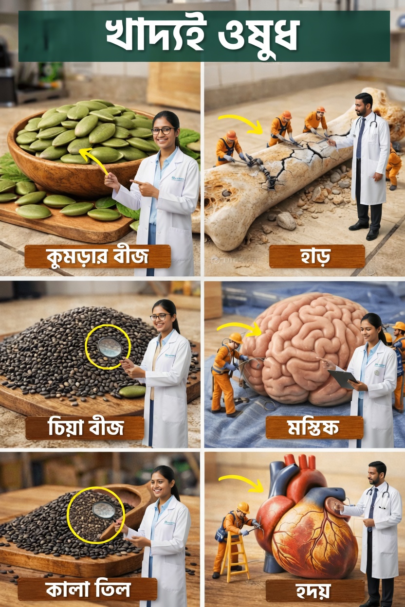 আবিষ্কার করুন, কীভাবে আপনার রান্নাঘরের সাধারণ বীজগুলো প্রাকৃতিকভাবে শরীরের গুরুত্বপূর্ণ অঙ্গগুলোকে সহায়তা করতে পারে