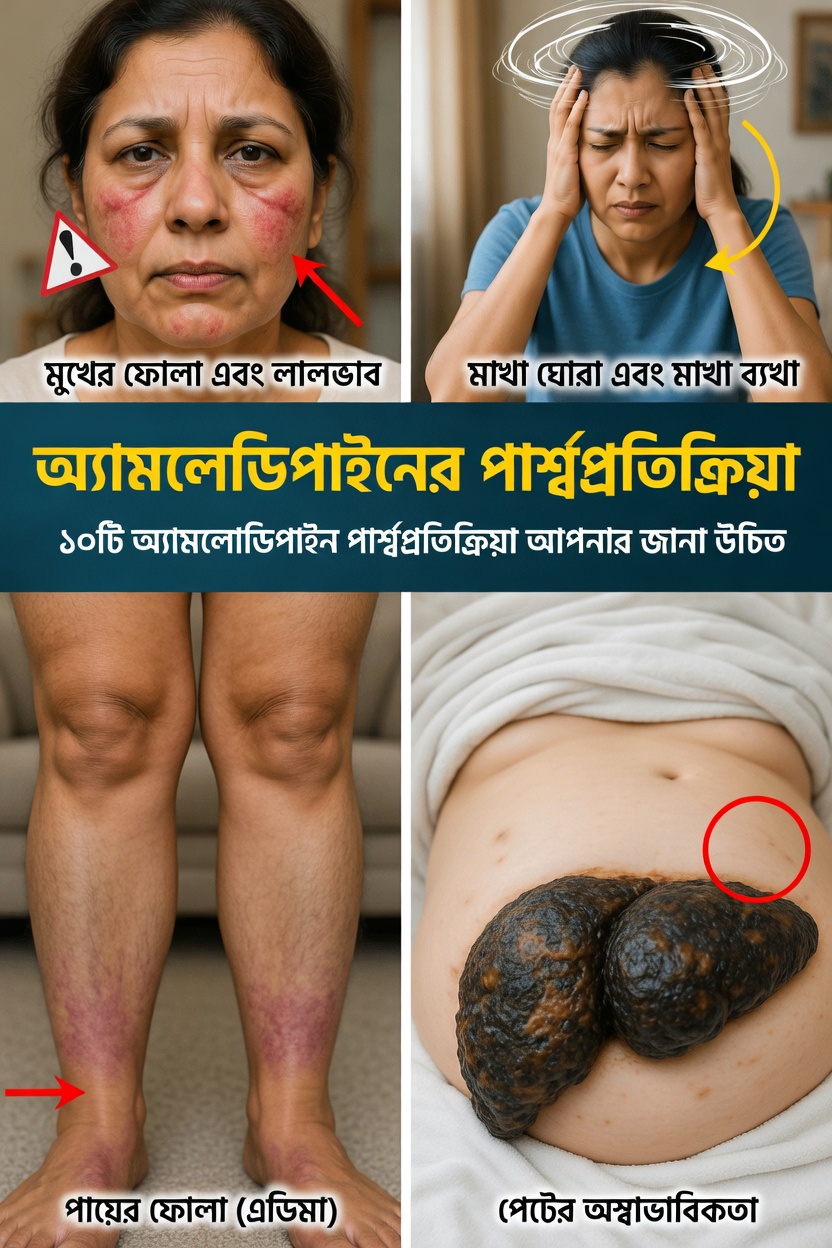 অ্যামলোডিপিন কী এবং কেন এটি পার্শ্বপ্রতিক্রিয়া সৃষ্টি করে?