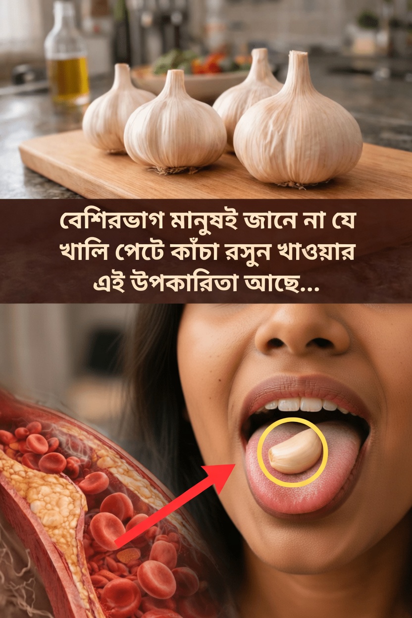 খালি পেটে কাঁচা রসুন কীভাবে আপনার দৈনন্দিন সুস্থতার রুটিনকে সহায়তা করতে পারে তার আশ্চর্যজনক উপায়গুলো
