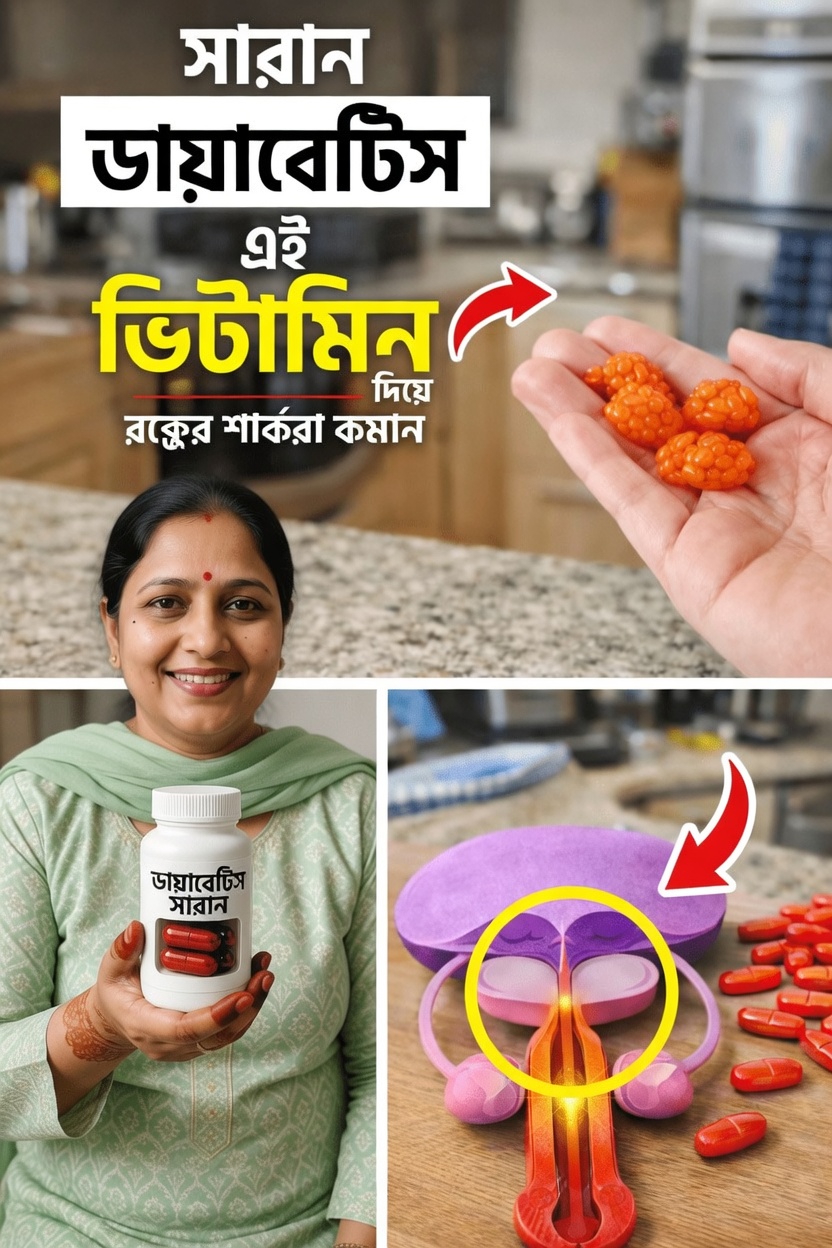 ডায়াবেটিস নিয়ন্ত্রণে থাকা মানুষের জন্য ভালো রক্তসঞ্চালনে সহায়ক হতে পারে এমন শীর্ষ ৩টি ভিটামিন