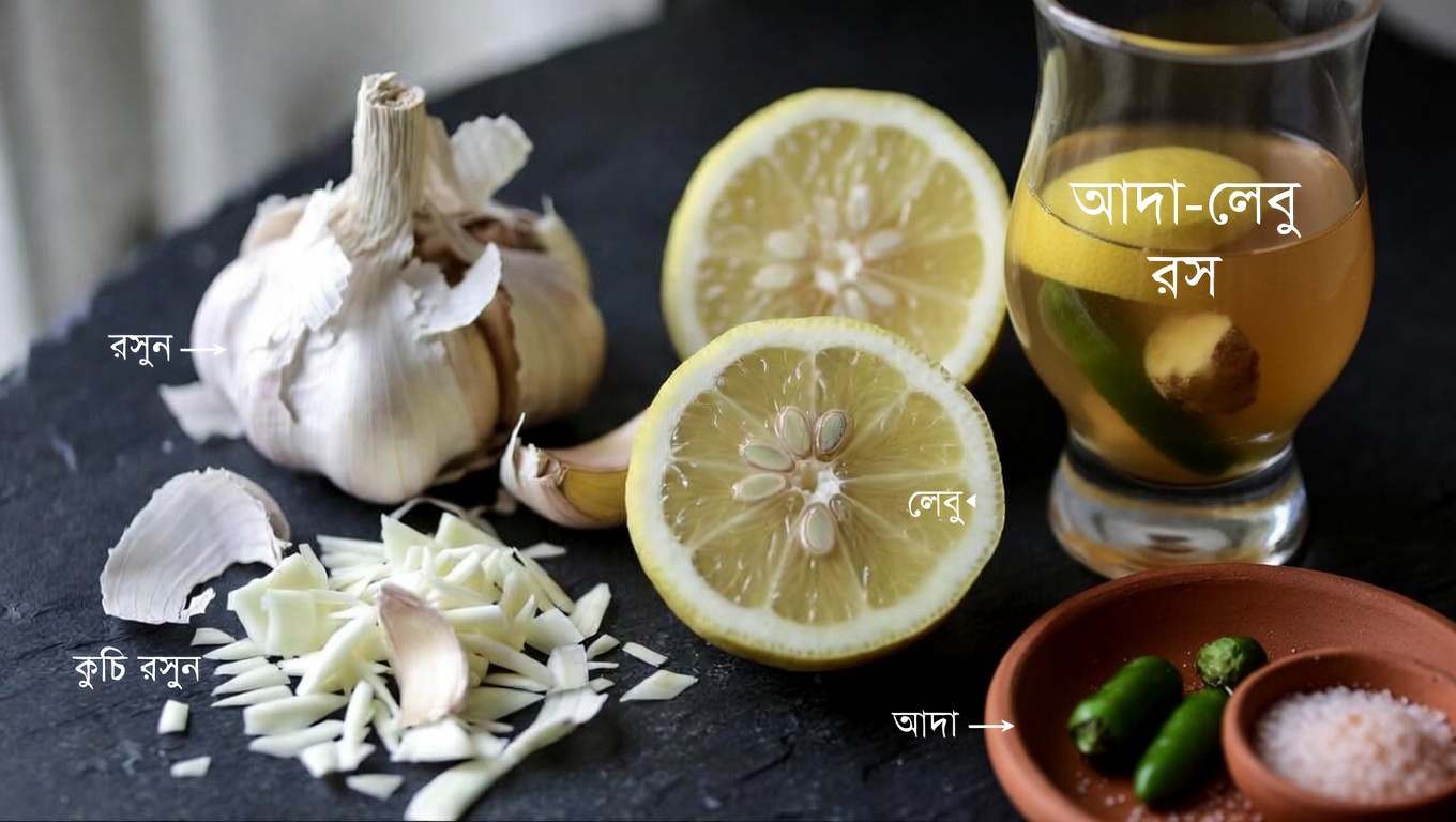 একটি সহজ শোবার সময়ের অভ্যাস: হৃদ্‌স্বাস্থ্যের সহায়তার জন্য রসুন, লেবু এবং আদার একটি মিশ্রণ অন্বেষণ