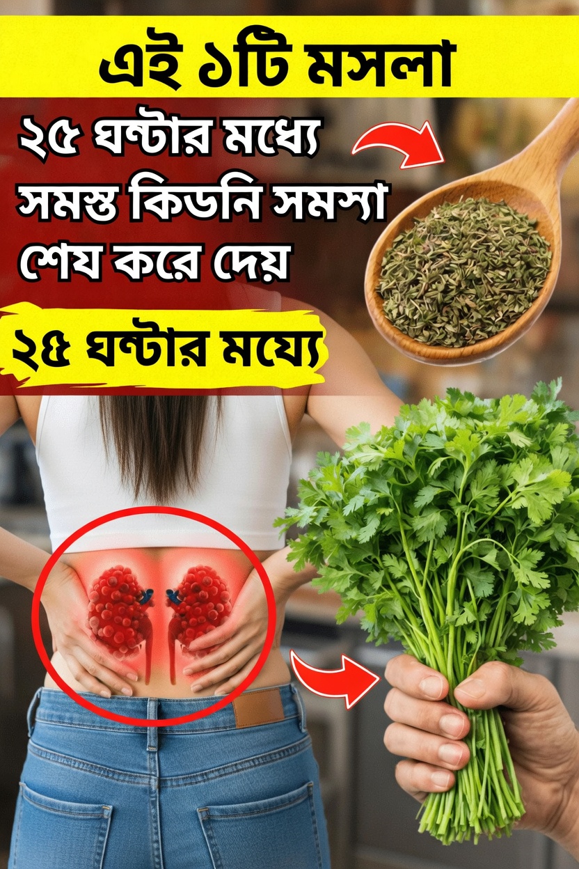 প্রাকৃতিক ডিটক্স অভ্যাস ও কিডনি-বান্ধব জীবনযাপনকে সহায়তা করে এমন দৈনন্দিন ৫টি মসলা