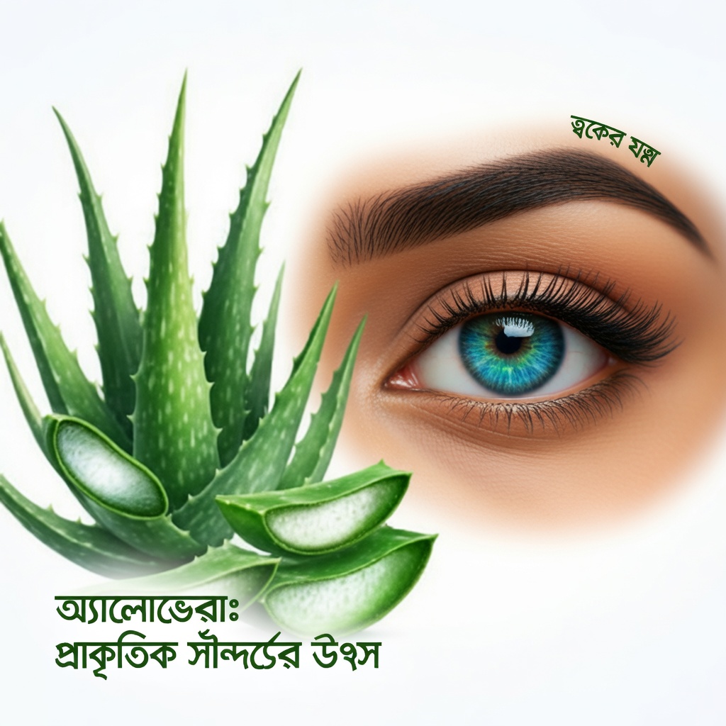 চোখের আরামের জন্য অ্যালোভেরা: লালভাব, শুষ্কতা ও দৈনন্দিন জ্বালাপোড়া নিরাপদে উপশমে প্রতিদিনের অভ্যাস