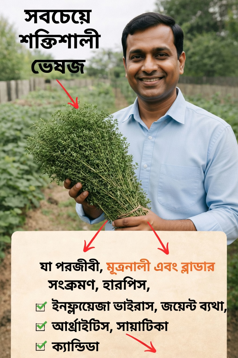 থাইমকে জানুন: প্রকৃতির সবচেয়ে বহুমুখী ও দীর্ঘকাল পরীক্ষিত ভেষজগুলোর একটি