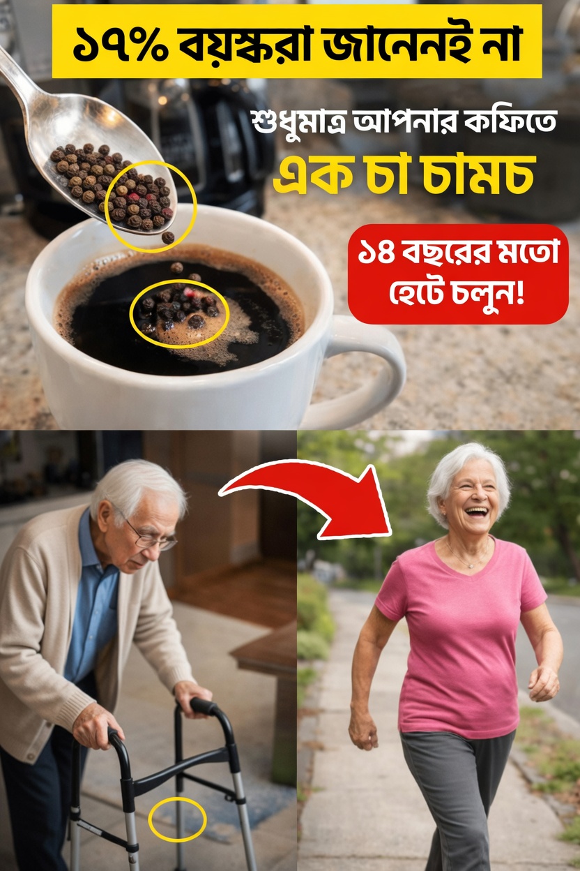 সহজ সকালের অভ্যাসটি আবিষ্কার করুন: আপনার কফিতে কালো মরিচ যোগ করুন