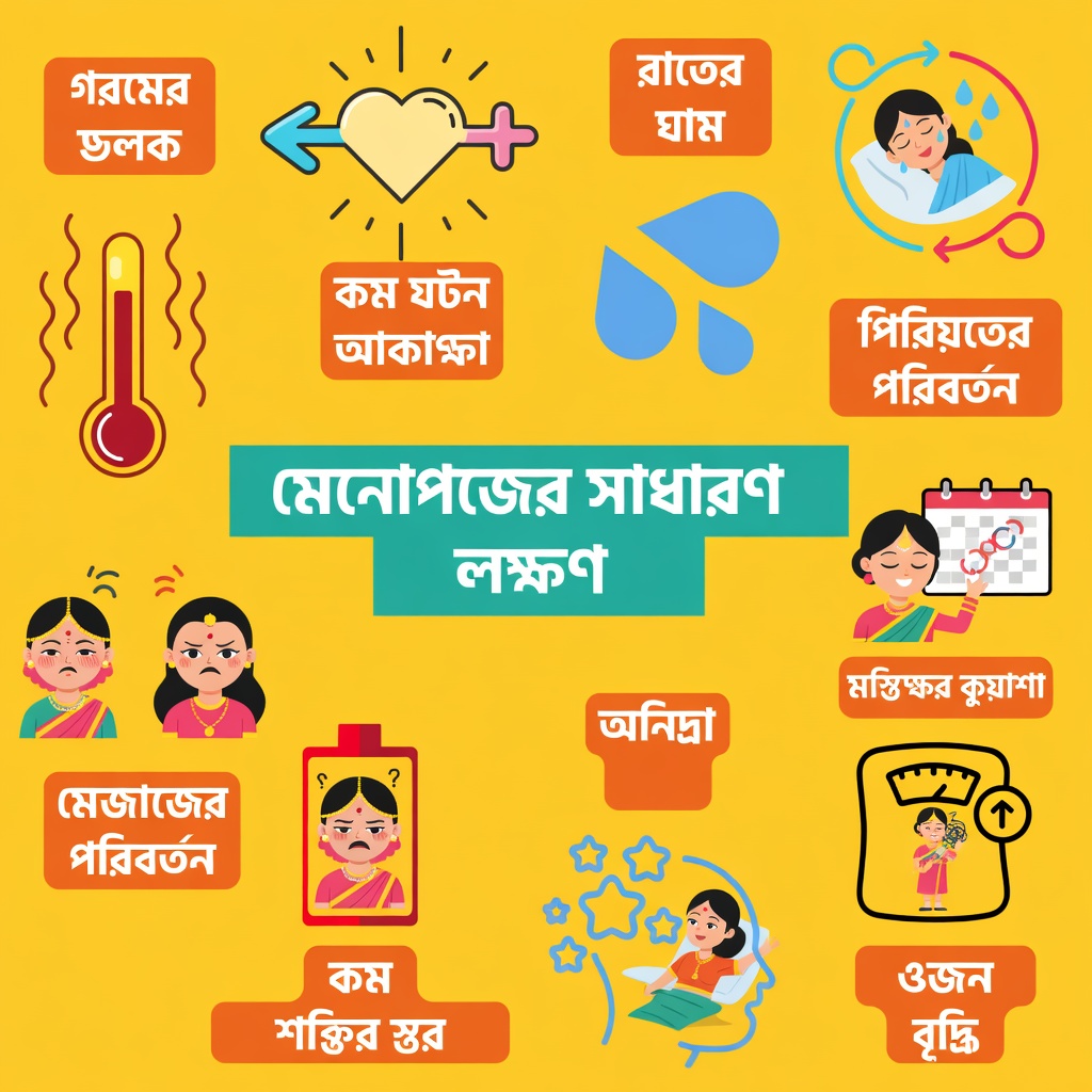 মেনোপজের ৯টি কম পরিচিত উপসর্গ – এবং সেগুলো উপশমের সহজ উপায়