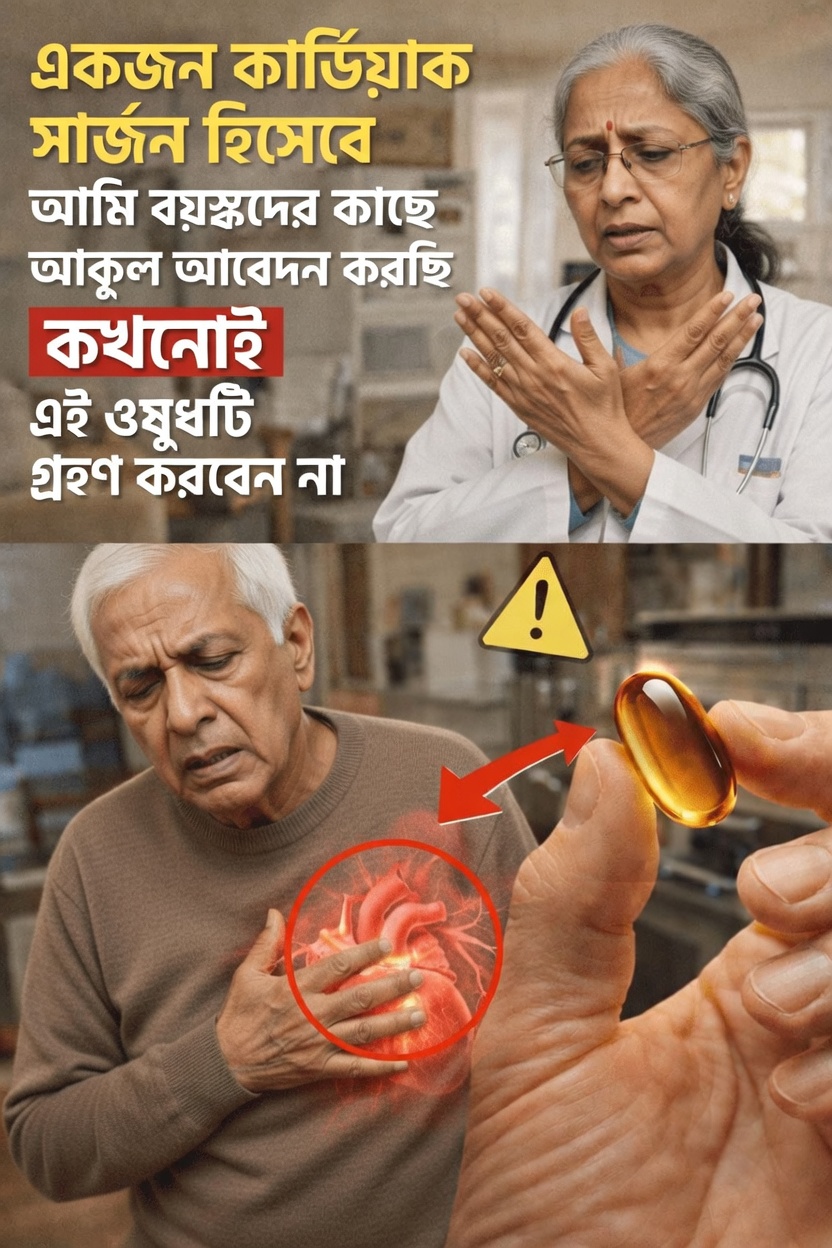 ৬০-এর পর হৃদ্‌যন্ত্রের জন্য গোপন ঝুঁকি তৈরি করতে পারে এমন ৫টি সাধারণ ওষুধ