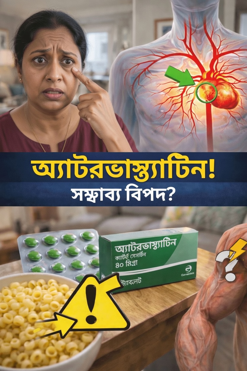 অ্যাটোরভাস্টাটিনের সম্ভাব্য পার্শ্বপ্রতিক্রিয়াগুলো কী? আরও ভালো সচেতনতার জন্য ১৫টি প্রধান উদ্বেগের অনুসন্ধান