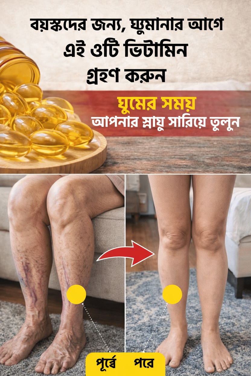 সিনিয়ররা! এই ৭টি ভিটামিন রাতে আপনার পা শক্তিশালী করে এবং খিঁচুনি প্রতিরোধে সাহায্য করে | বারবারা ও’নিলের শান্তিময় শক্তির গাইড