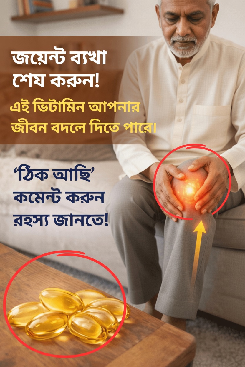এই সাধারণ ভিটামিনটি কি আপনার জয়েন্টের অস্বস্তির সঙ্গে সম্পর্কিত হতে পারে? জয়েন্টের স্বাস্থ্য সমর্থন সম্পর্কে গবেষণা কী বলছে জেনে নিন