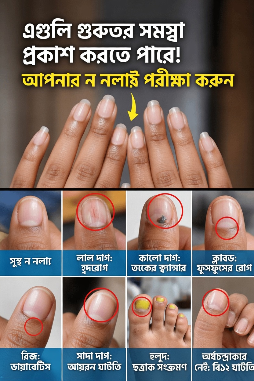 আপনার সামগ্রিক স্বাস্থ্য সম্পর্কে আপনার নখ কী প্রকাশ করতে পারে: খেয়াল রাখার জন্য ৯টি সাধারণ লক্ষণ