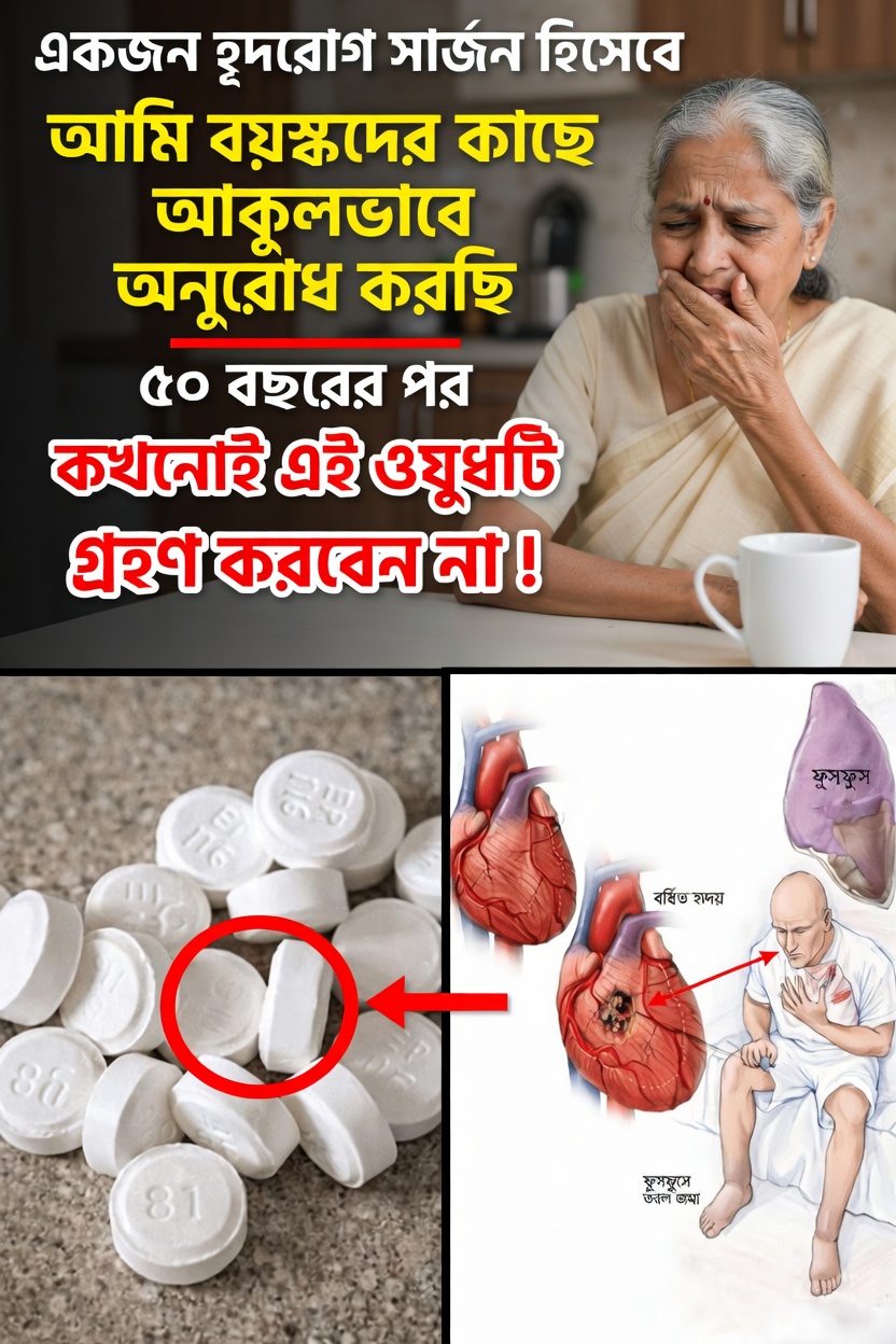 ৬০ বছরের বেশি বয়সী প্রবীণদের হৃদ্‌স্বাস্থ্যের জন্য কোন সাধারণ ওভার-দ্য-কাউন্টার ব্যথানাশক সম্পর্কে সতর্ক থাকা উচিত?