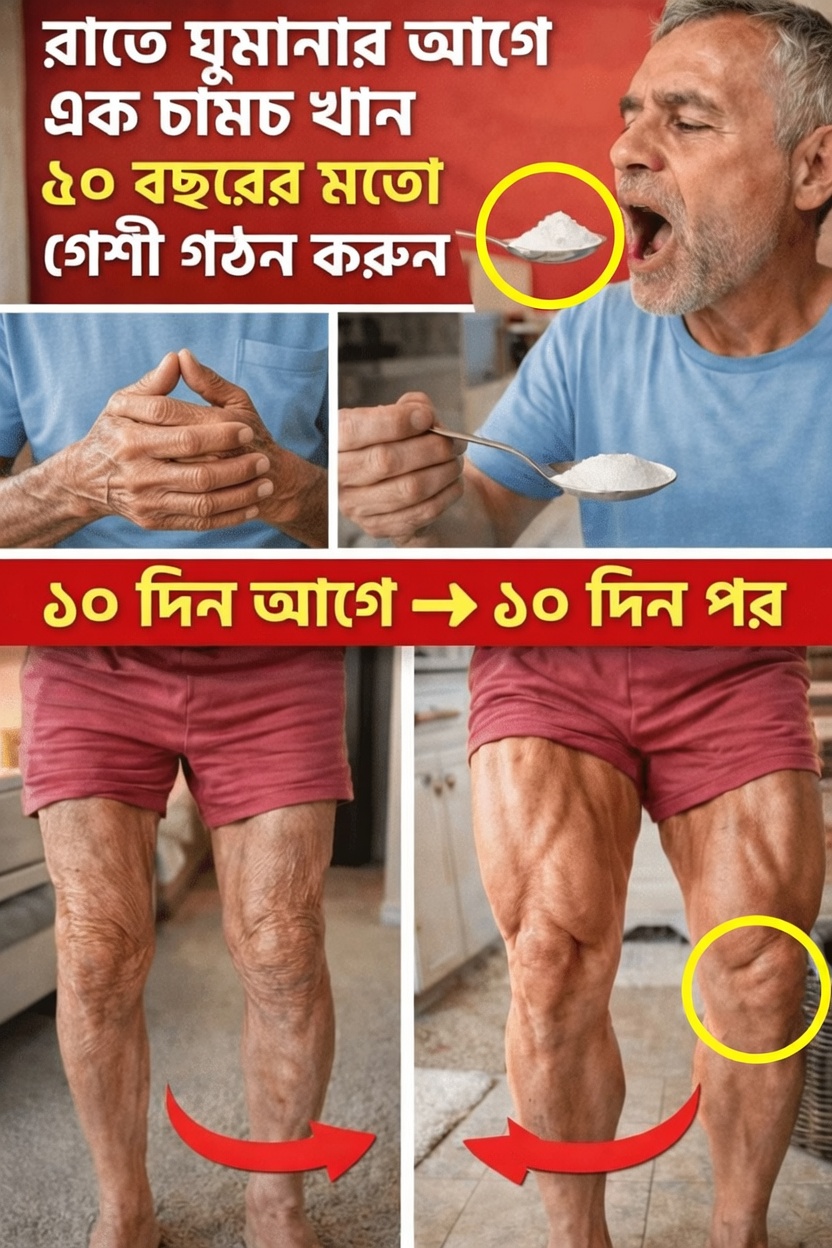 ৬০-এর পর পেশি গড়ুন: আপনার খাদ্যতালিকায় এই খাবারটি না থাকলে আপনার পেশি হারিয়ে যাচ্ছে