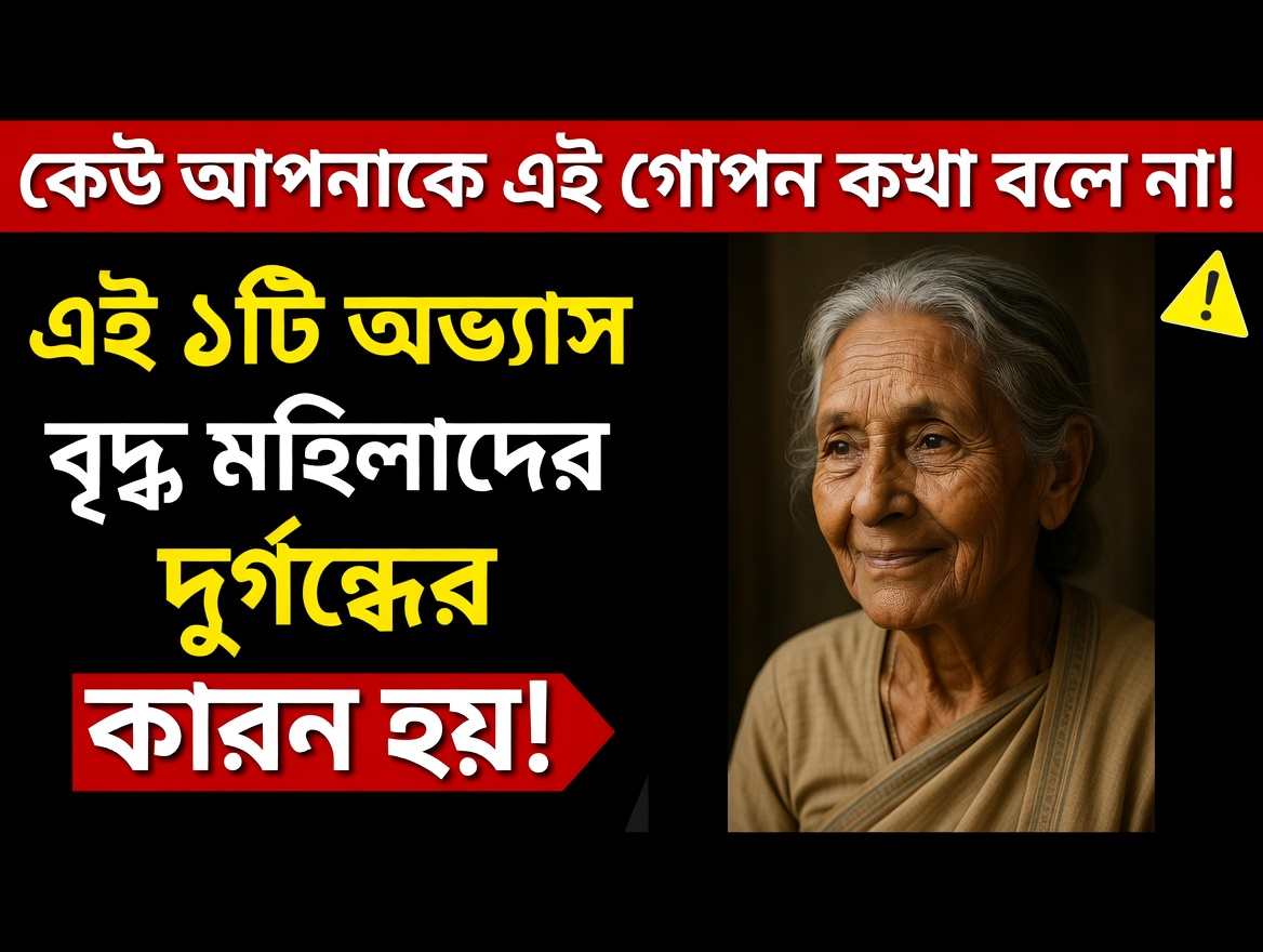 স্ত্রীরোগ বিশেষজ্ঞদের সতর্কবার্তা: এই ১টি পরিচ্ছন্নতার অভ্যাসে বয়স্ক নারীদের গন্ধ আরও খারাপ হয়!