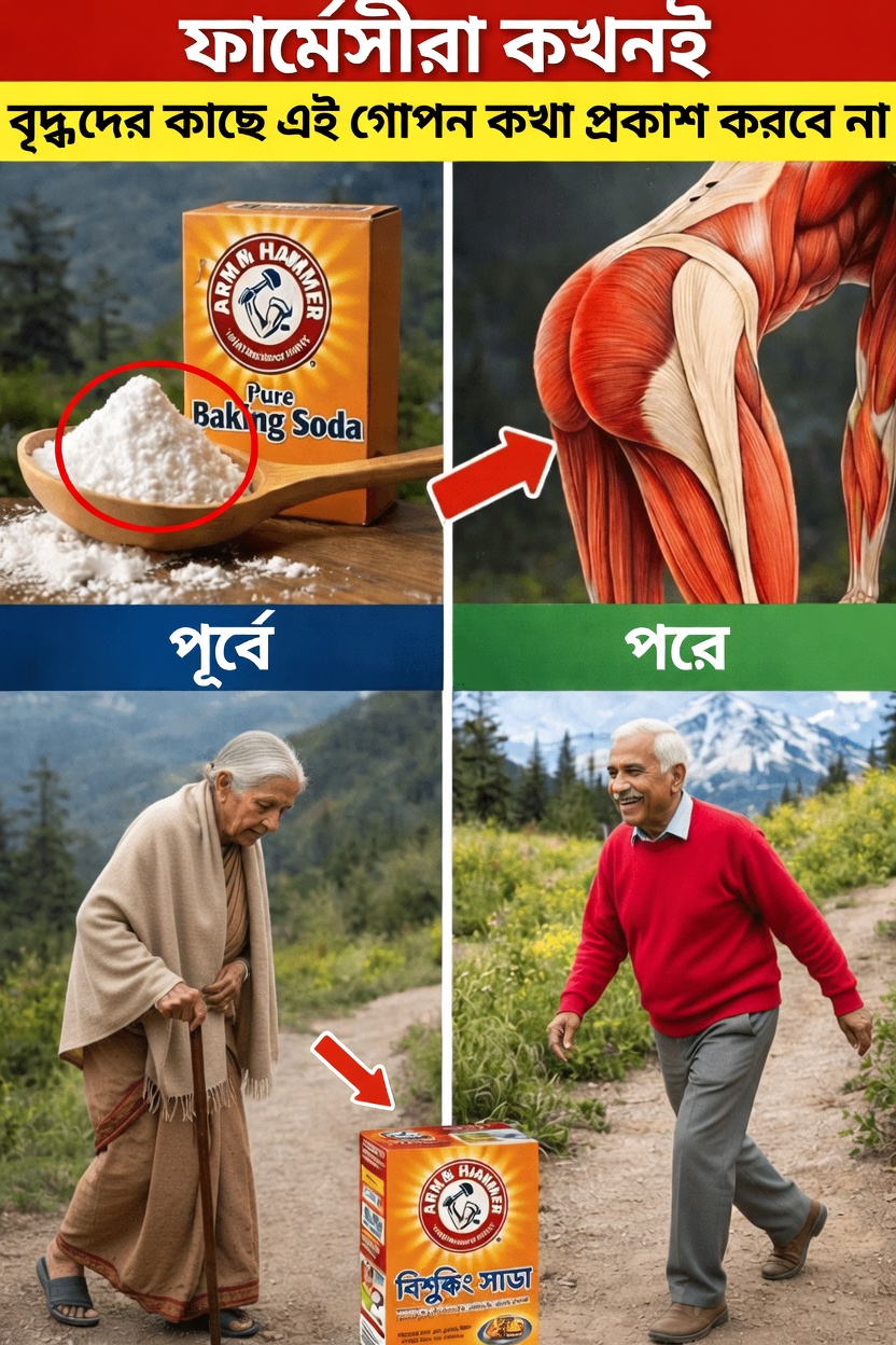 প্রবীণদের সুস্থতার জন্য বেকিং সোডার দৈনন্দিন ব্যবহার অন্বেষণ