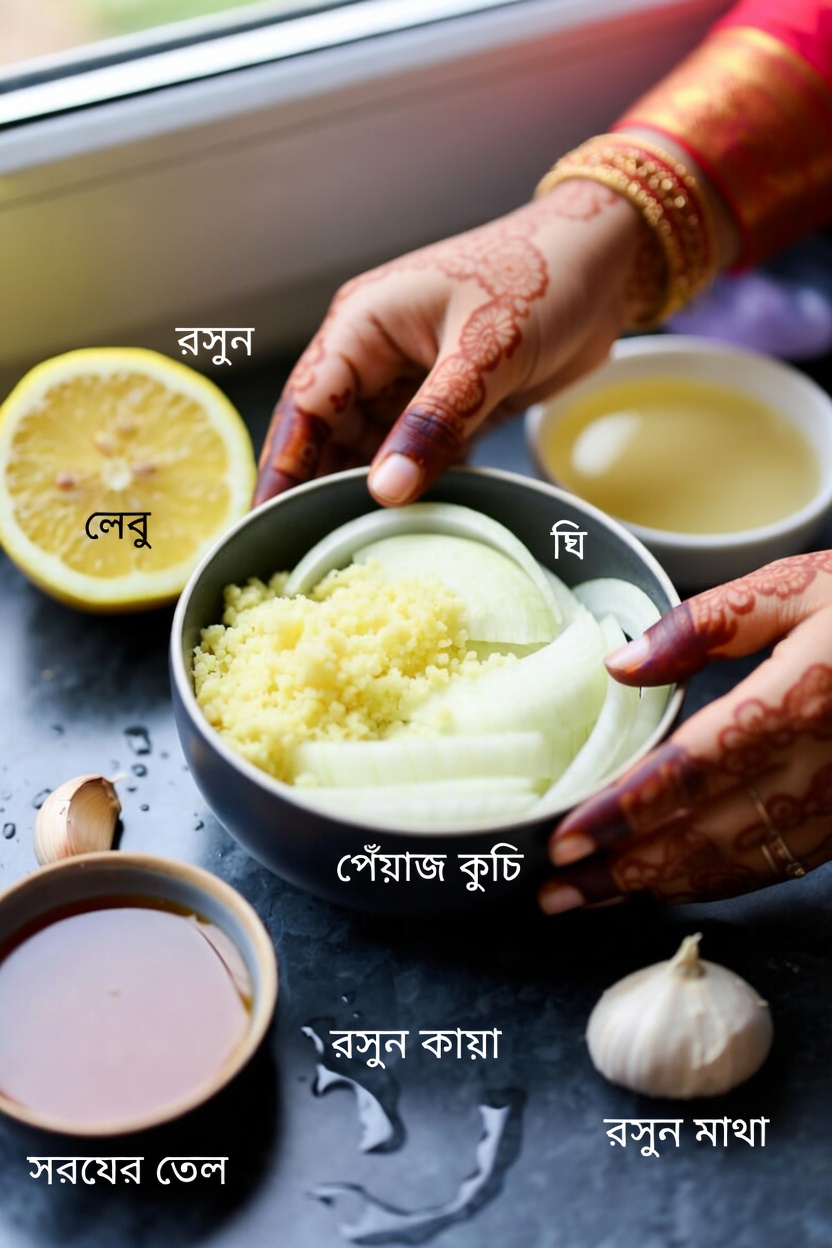 সহজ রান্নাঘরের মিশ্রণটি আবিষ্কার করুন: কুচানো আদা, পেঁয়াজ, রসুন, লেবুর রস এবং মধুর মিশ্রণ