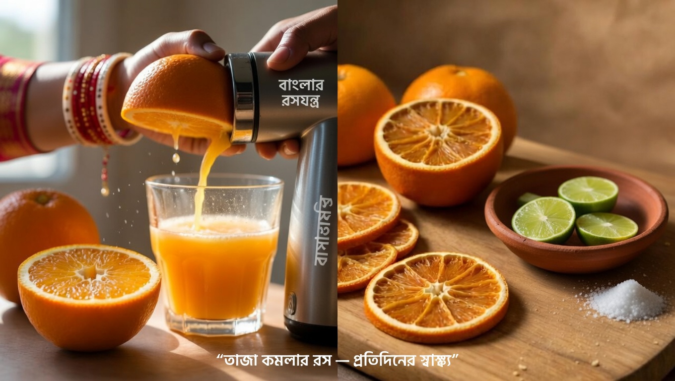 কিডনির স্বাস্থ্যের জন্য সহজ একটি সকালের অভ্যাস: টাটকা কমলার রসের শক্তি আবিষ্কার করুন
