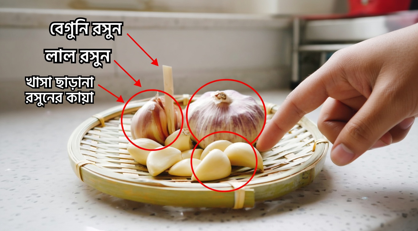 রাতে ঘুমানোর আগে কাঁচা রসুন খাওয়ার উপকারিতা
