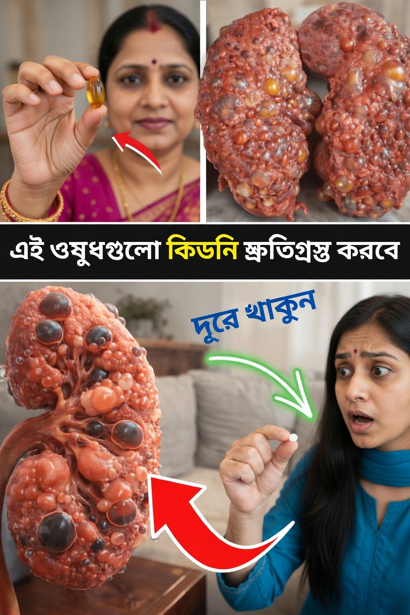 ১০টি সাধারণ ওষুধ যা আপনার কিডনির ক্ষতি করতে পারে এবং প্রোটিনুরিয়া আরও বাড়িয়ে দিতে পারে