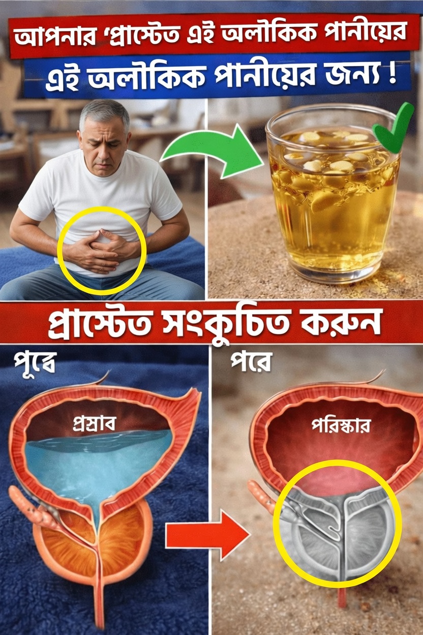 প্রাকৃতিকভাবে পুনরুজ্জীবিত করুন আপনার মূত্রথলি ও প্রস্টেট – কোনো ওষুধের প্রয়োজন নেই!