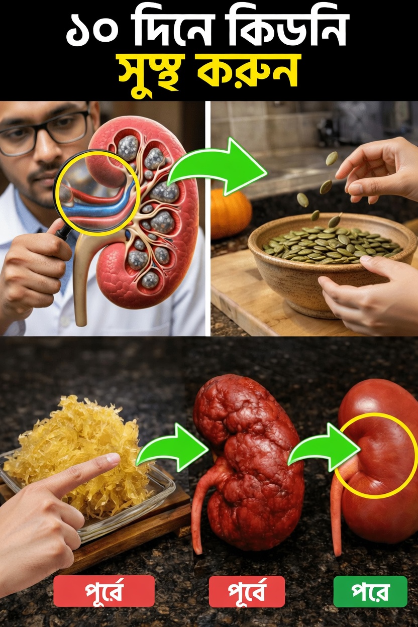 আপনার কিডনি স্বাস্থ্যকে প্রাকৃতিকভাবে সহায়তা করতে পুষ্টিগুণসমৃদ্ধ শীর্ষ খাদ্য ও অভ্যাস আবিষ্কার করুন